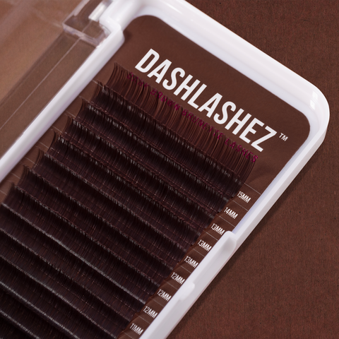 Brown Lash Extensions