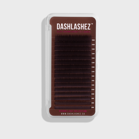 Brown Lash Extensions