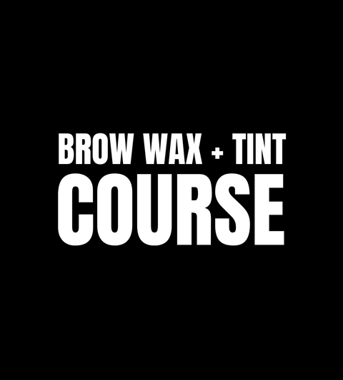 BROW WAX + TINT COURSE