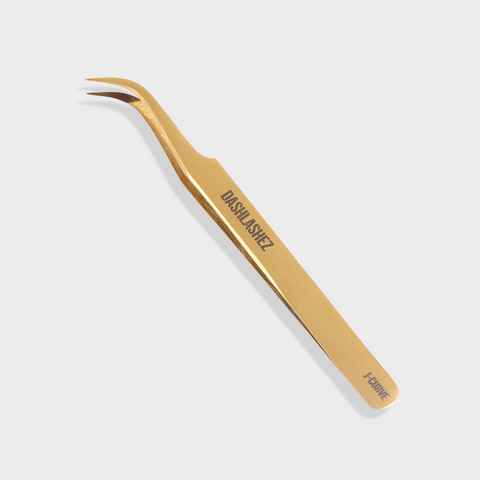 Volume Tweezer (J-Curve) - Gold Series